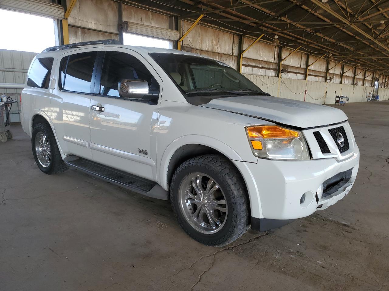 2008 Nissan Armada VIN 5N1AA08DX8N631549 Copart auction photo, front end damage thumbnail 4