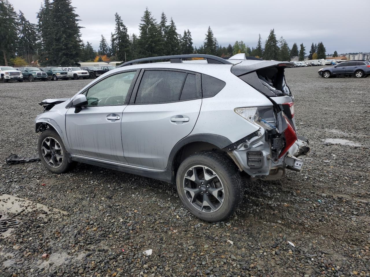 2019 Subaru XV VIN JF2GTAECXKH319457 Copart auction photo, front end / rear end damage thumbnail 2