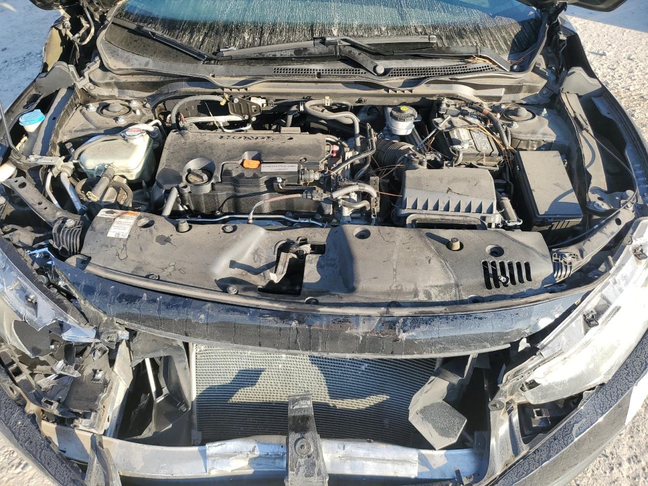 2017 Honda Civic VIN 19XFC2F55HE053747 Copart auction photo, front end damage thumbnail 12