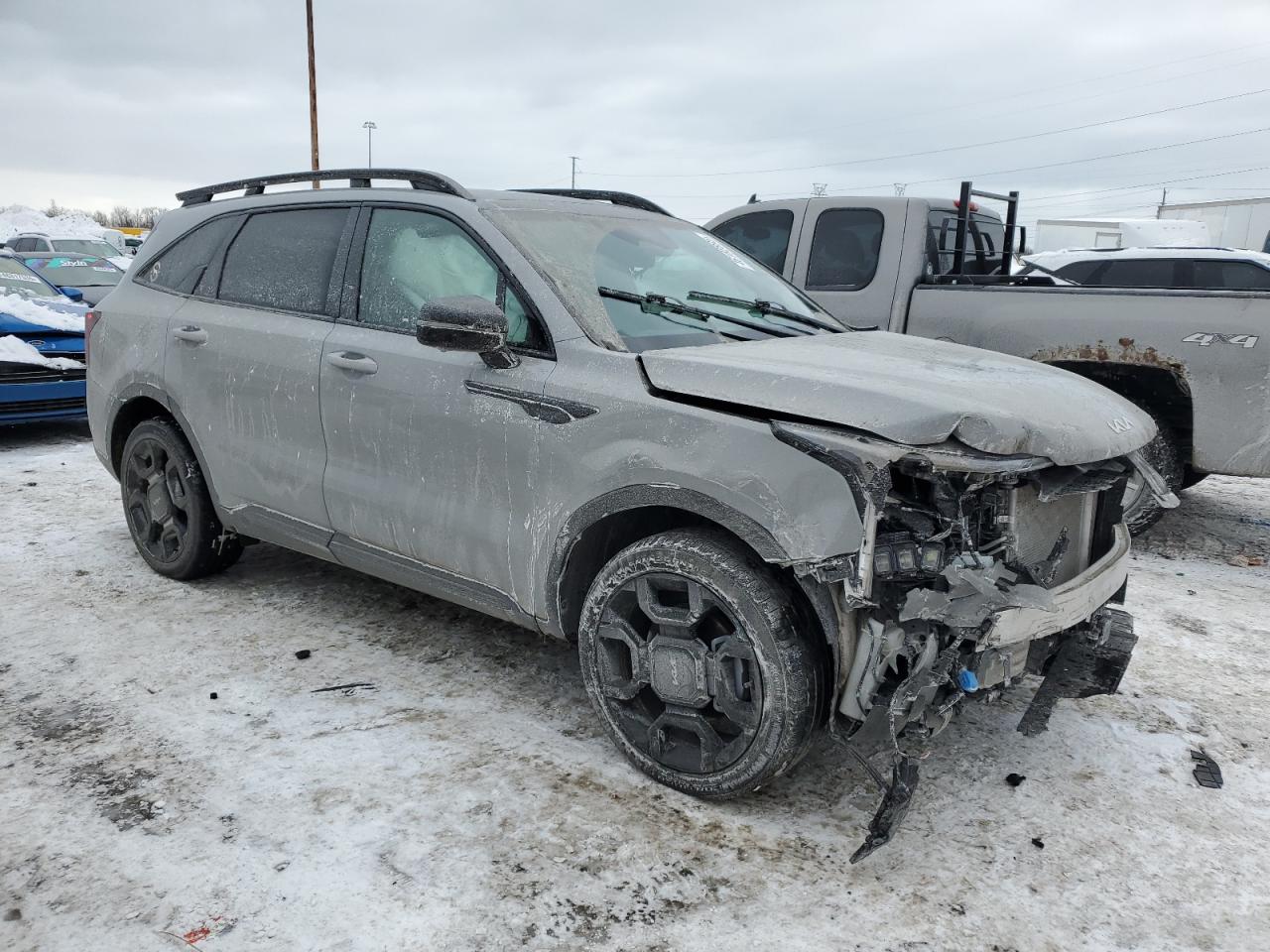 2024 KIA Sorento VIN 5XYRKDJFXRG262515 Copart auction photo, front end damage thumbnail 4