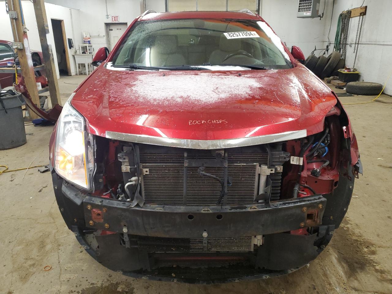 2014 Cadillac SRX VIN 3GYFNEE33ES679607 Copart auction photo, front end / rear end damage thumbnail 5