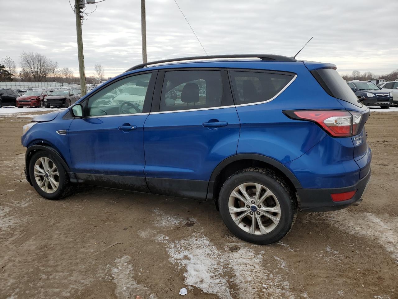 2017 Ford Escape VIN 1FMCU9GD7HUF03524 Copart auction photo, front end damage thumbnail 2