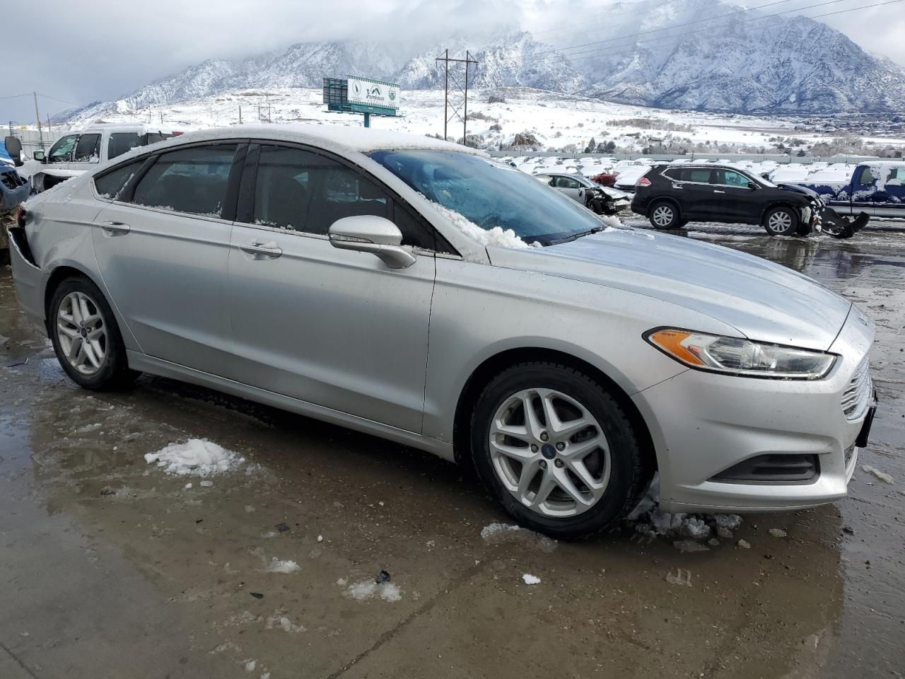 2014 Ford Fusion VIN 3FA6P0H70ER345341 Copart auction photo, rear end damage thumbnail 4