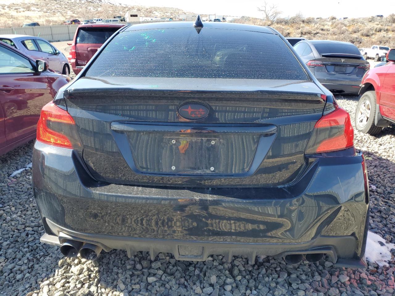 2016 Subaru WRX VIN JF1VA1E63G9824155 Copart auction photo, side / rear end damage thumbnail 6