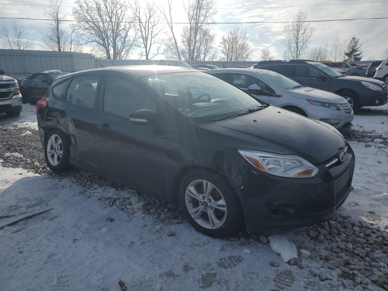 2014 Ford Focus VIN 1FADP3K27EL143195 Copart auction photo, side damage thumbnail 4
