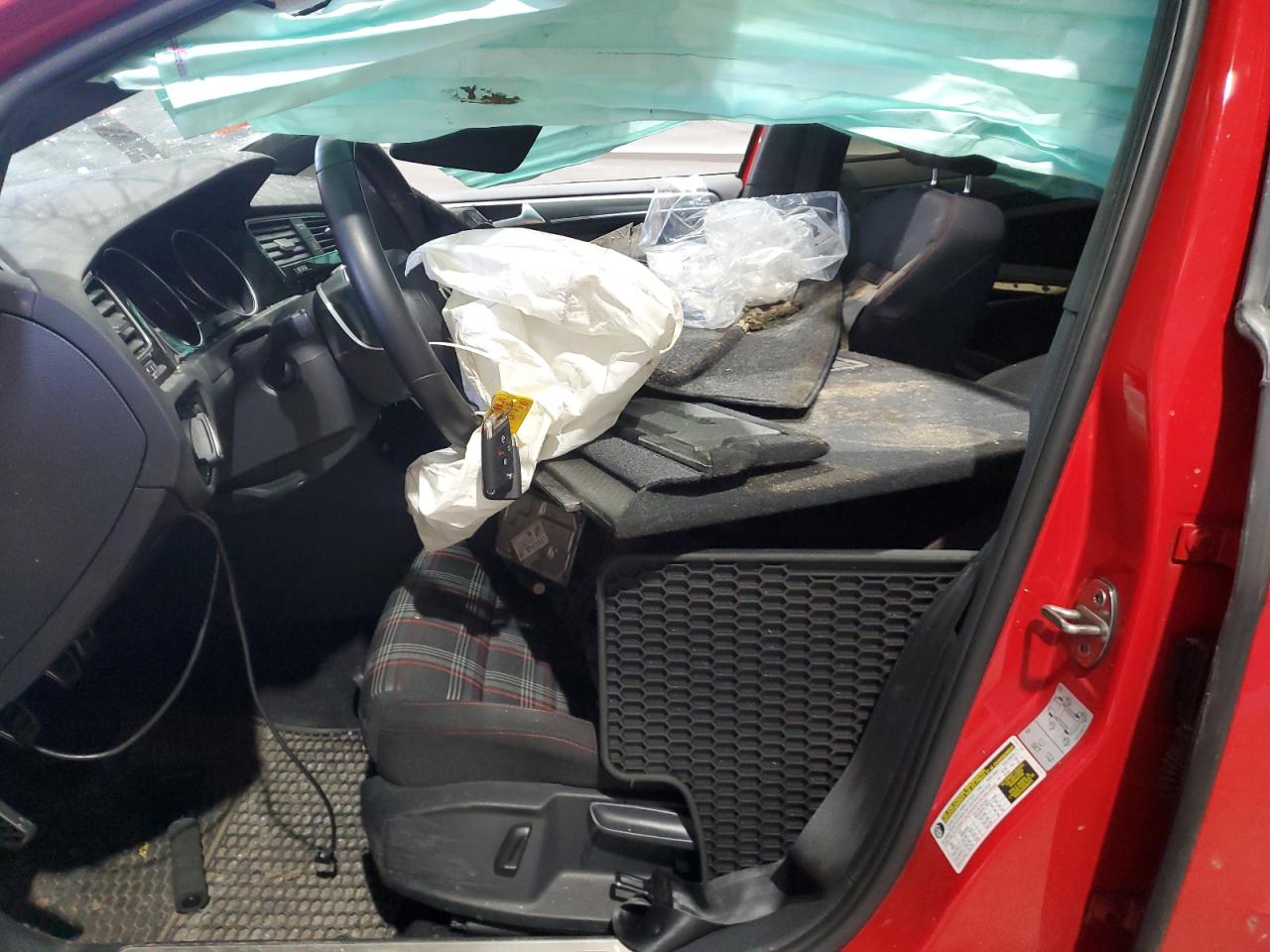 2018 Volkswagen GTI VIN 3VW547AU5JM289652 Copart auction photo, rollover damage thumbnail 7
