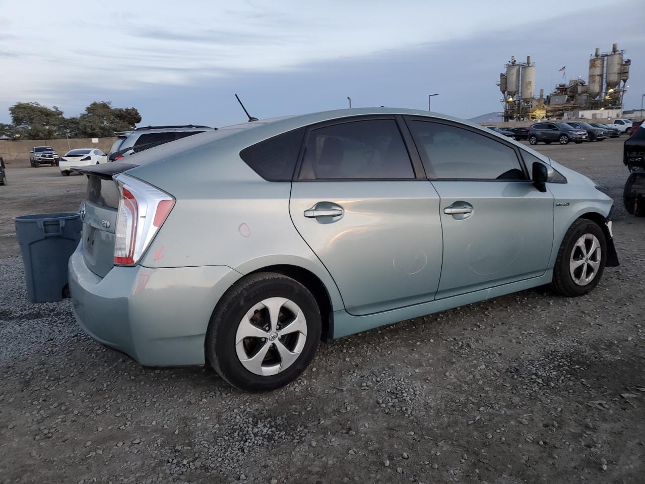 2013 Toyota Prius VIN JTDKN3DU5D5581156 Copart auction photo, front end damage thumbnail 3