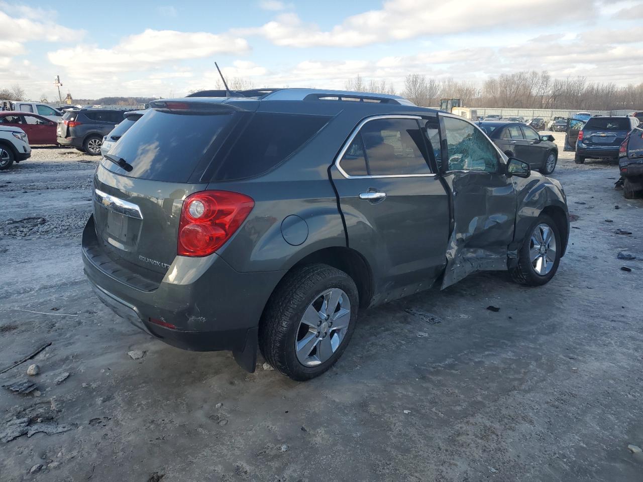 2013 Chevrolet Equinox VIN 2GNALFEK8D6375888 Copart auction photo, all over damage thumbnail 3