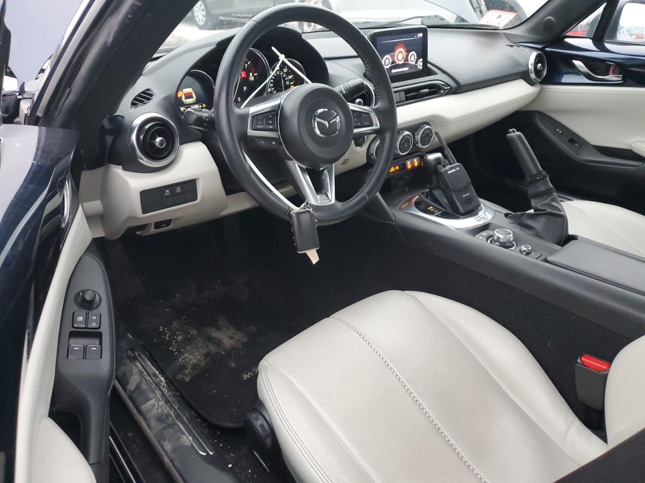 2021 Mazda MX-5 VIN JM1NDAM77M0454582 Copart auction photo, rear end damage thumbnail 8