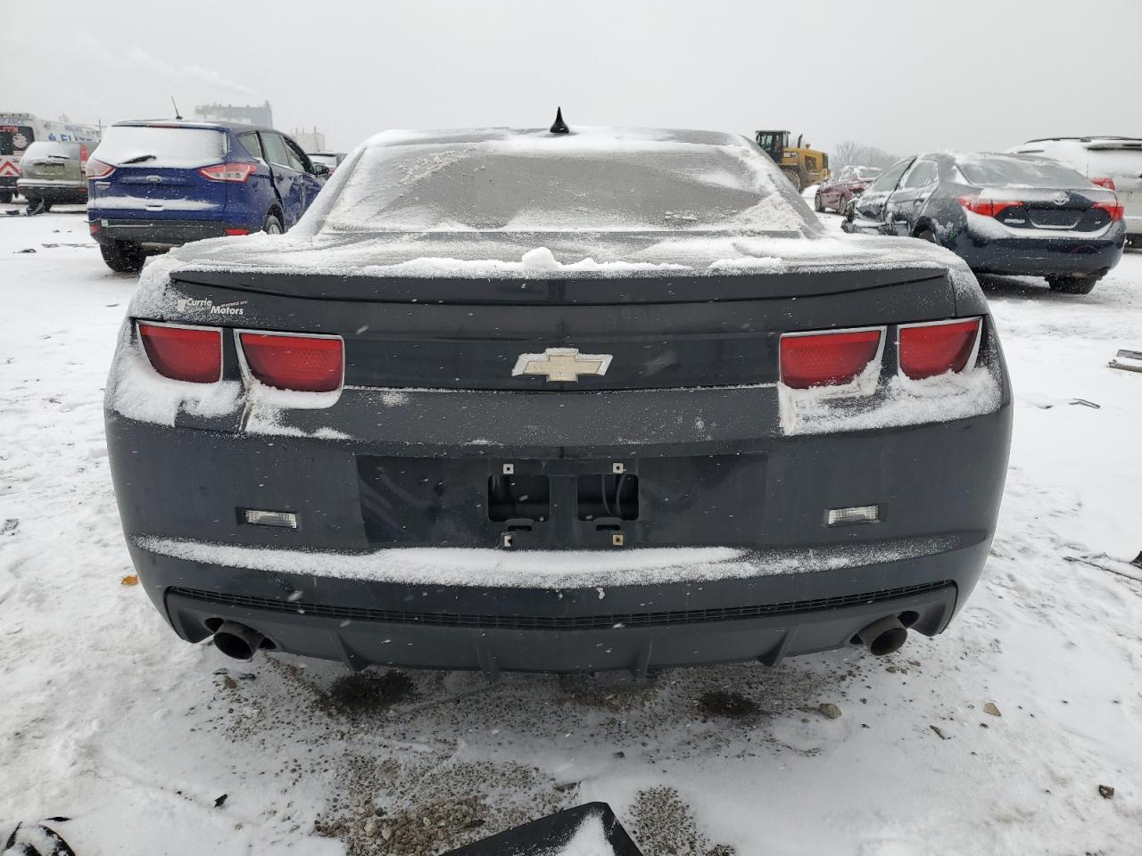 2012 Chevrolet Camaro VIN 2G1FA1E3XC9210091 Copart auction photo, undercarriage / front end damage thumbnail 6