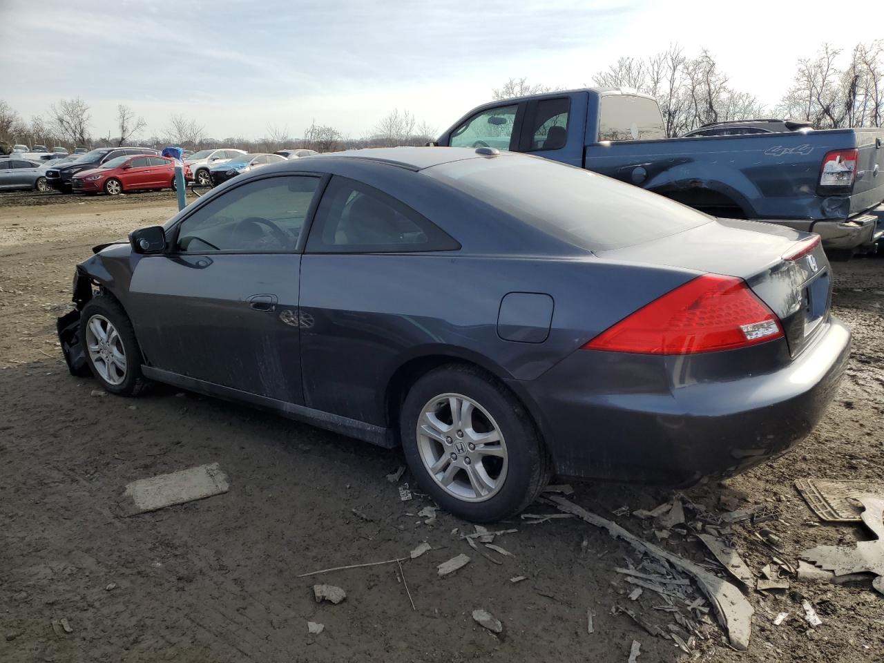 2007 Honda Accord VIN 1HGCM72667A003843 Copart auction photo, front end damage thumbnail 2