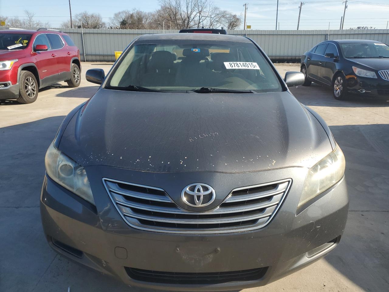 2007 Toyota Camry VIN JTNBB46K673042289 Copart auction photo, rear end / hail damage thumbnail 5
