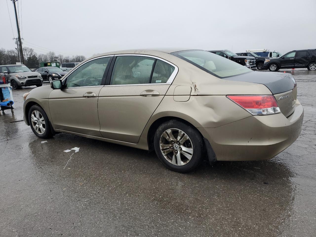 2008 Honda Accord VIN JHMCP26438C062371 Copart auction photo, side / rear end damage thumbnail 2