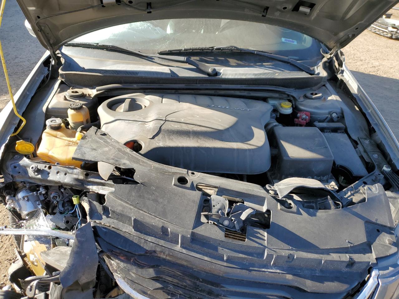2013 Chrysler 200 VIN 1C3CCBCG6DN755076 Copart auction photo, front end damage thumbnail 11