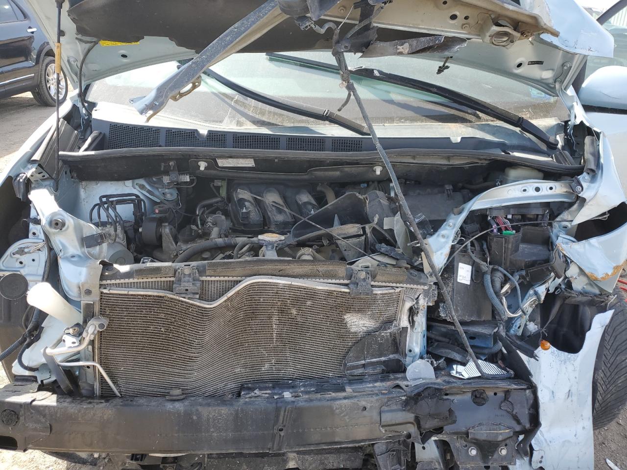 2015 Toyota Sienna VIN 5TDKK3DC2FS566613 Copart auction photo, front end / hail damage thumbnail 12