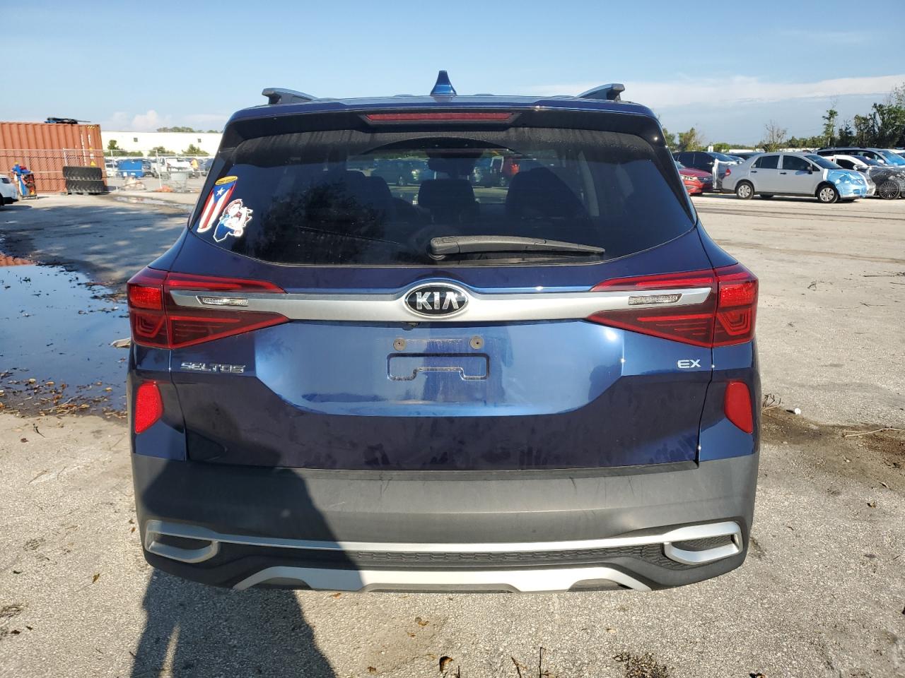 2021 KIA Seltos VIN KNDERCAA0M7229313 Copart auction photo, front end damage thumbnail 6