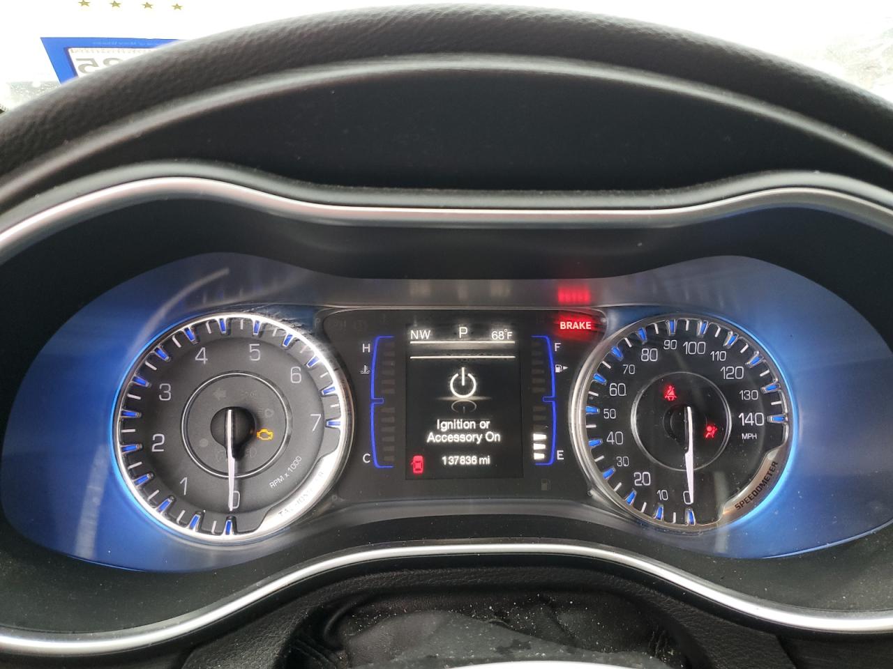 2015 Chrysler 200 VIN 1C3CCCABXFN706494 Copart auction photo, side / hail damage thumbnail 9
