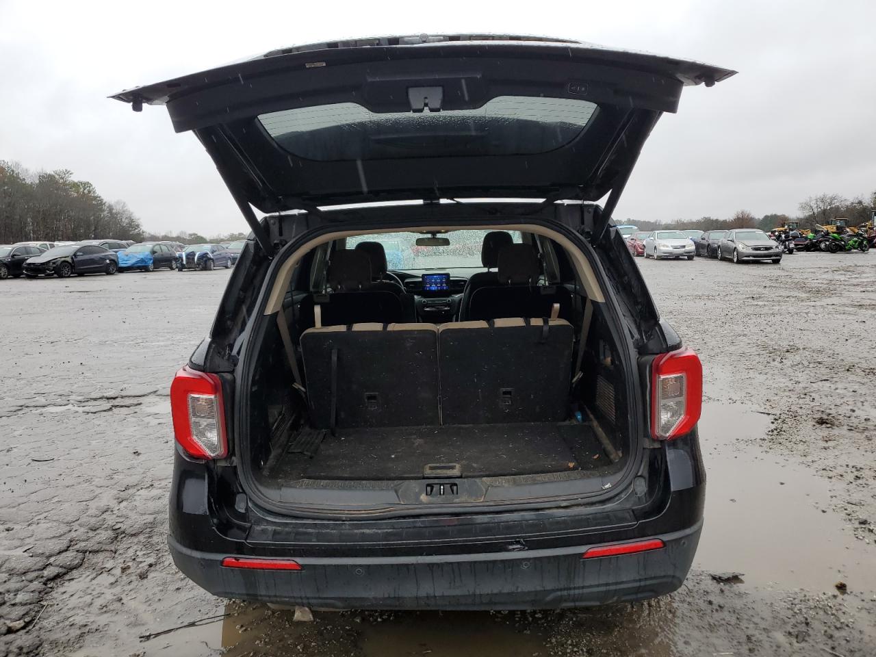 2020 Ford Explorer VIN 1FMSK7DH3LGB45861 Copart auction photo, rear end / side damage thumbnail 6