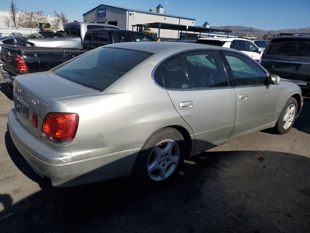 2004 Lexus GS 300 VIN JT8BD69S340196198 Copart auction photo, front end / top/roof damage thumbnail 3