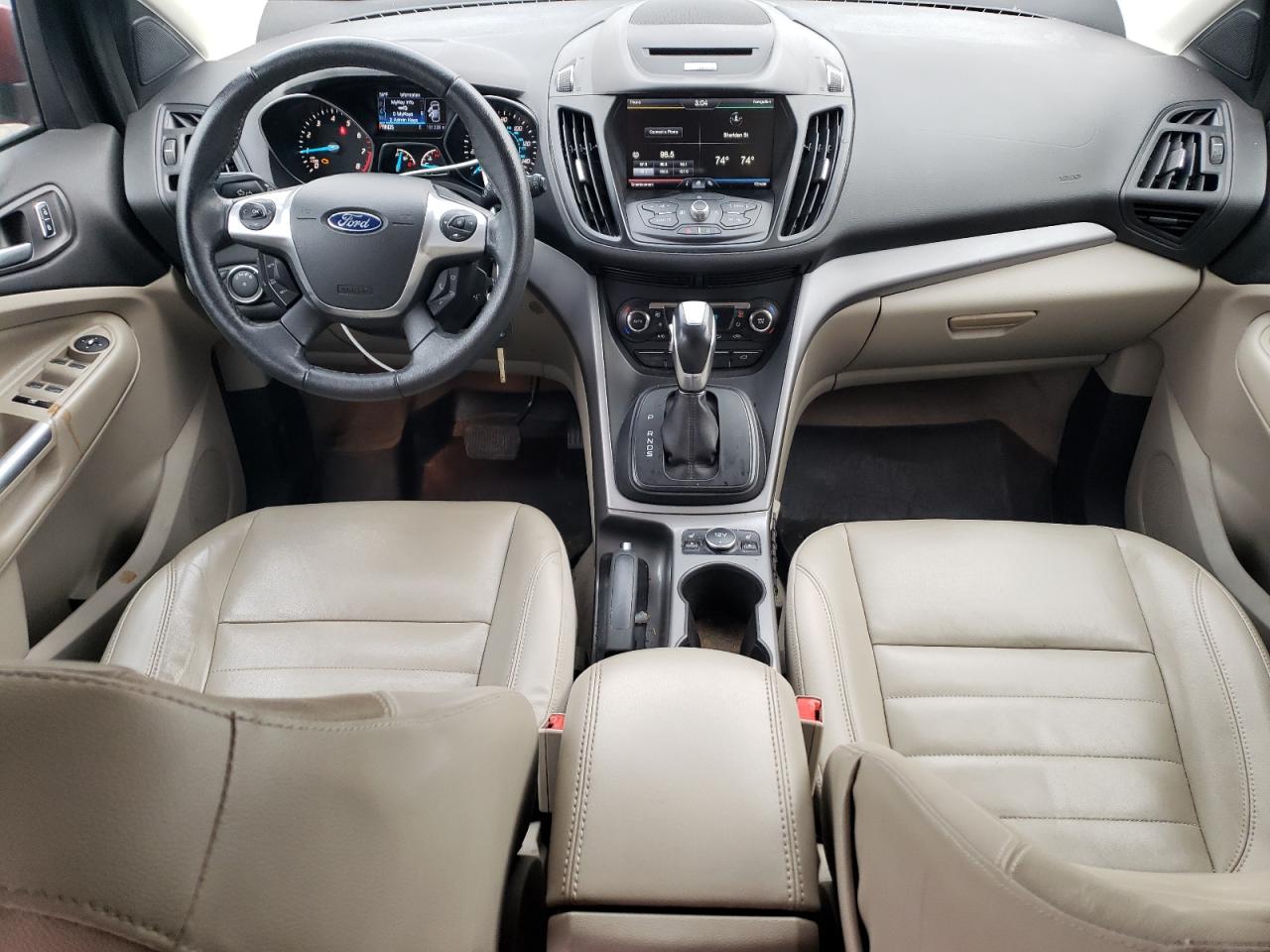 2014 Ford Escape VIN 1FMCU9GX9EUE50900 Copart auction photo, front end / side damage thumbnail 8