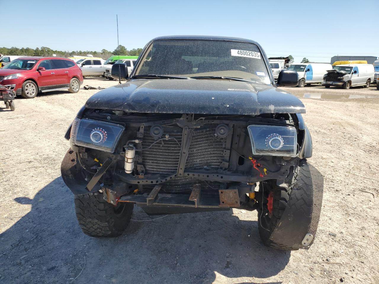 1997 Toyota 4Runner VIN JT3HN87R2V0070523 Copart auction photo, front end / all over damage thumbnail 5