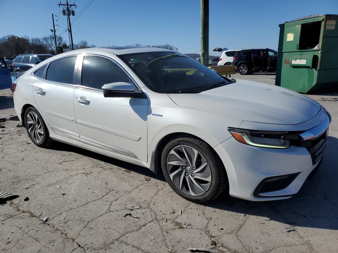 2019 Honda Insight VIN 19XZE4F90KE000936 Copart auction photo, minor dent/scratches damage thumbnail 4