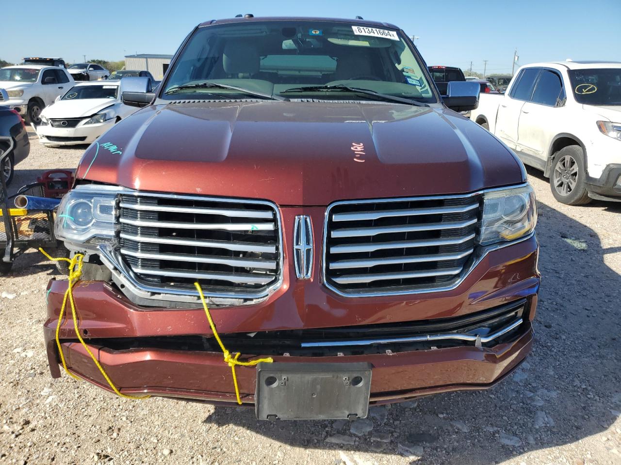 2016 Lincoln Navigator VIN 5LMJJ3HT3GEL03510 Copart auction photo, front end damage thumbnail 5