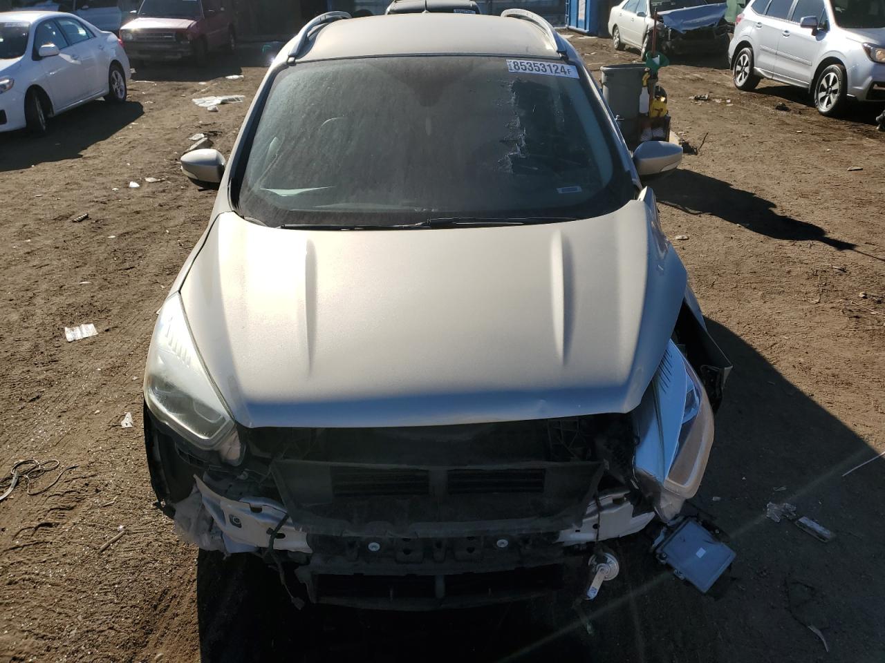 2017 Ford Escape VIN 1FMCU9JD4HUD76482 Copart auction photo, front end / side damage thumbnail 12