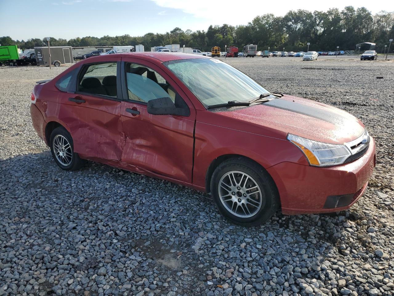 2010 Ford Focus VIN 1FAHP3FNXAW198061 Copart auction photo, side damage thumbnail 4