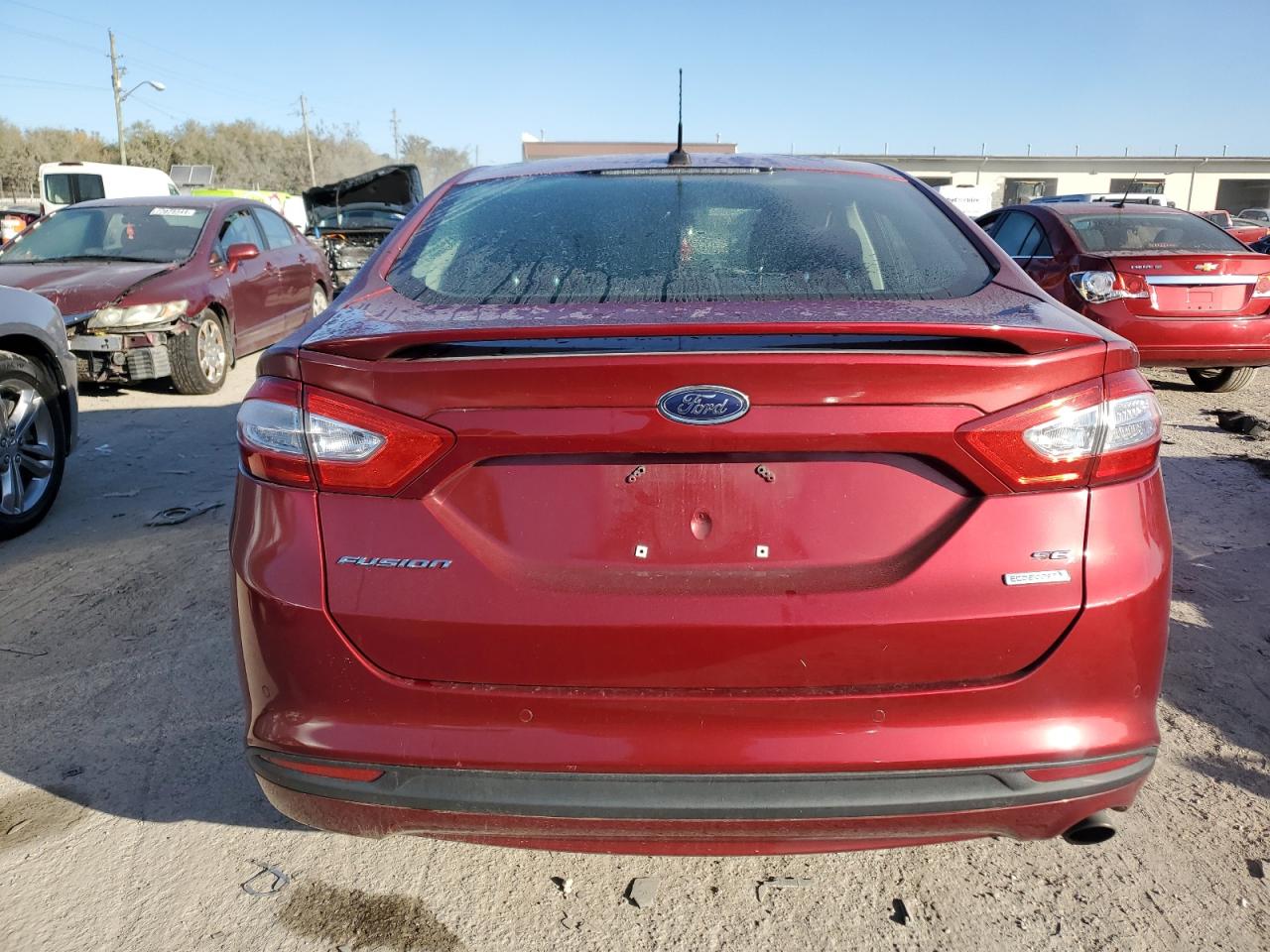 2014 Ford Fusion VIN 3FA6P0HDXER192196 Copart auction photo, side / minor dent/scratches damage thumbnail 6