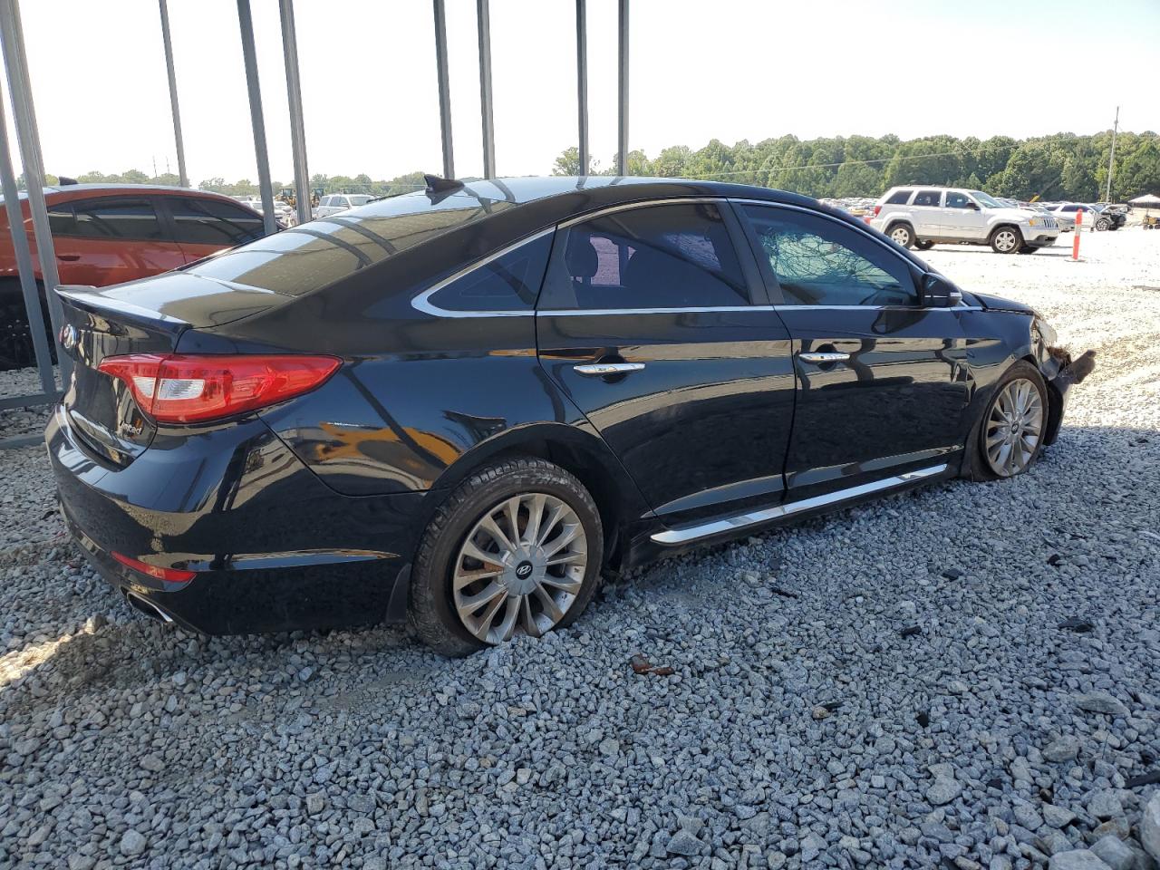 2015 Hyundai Sonata VIN 5NPE34AF7FH223350 Copart auction photo, rollover damage thumbnail 3