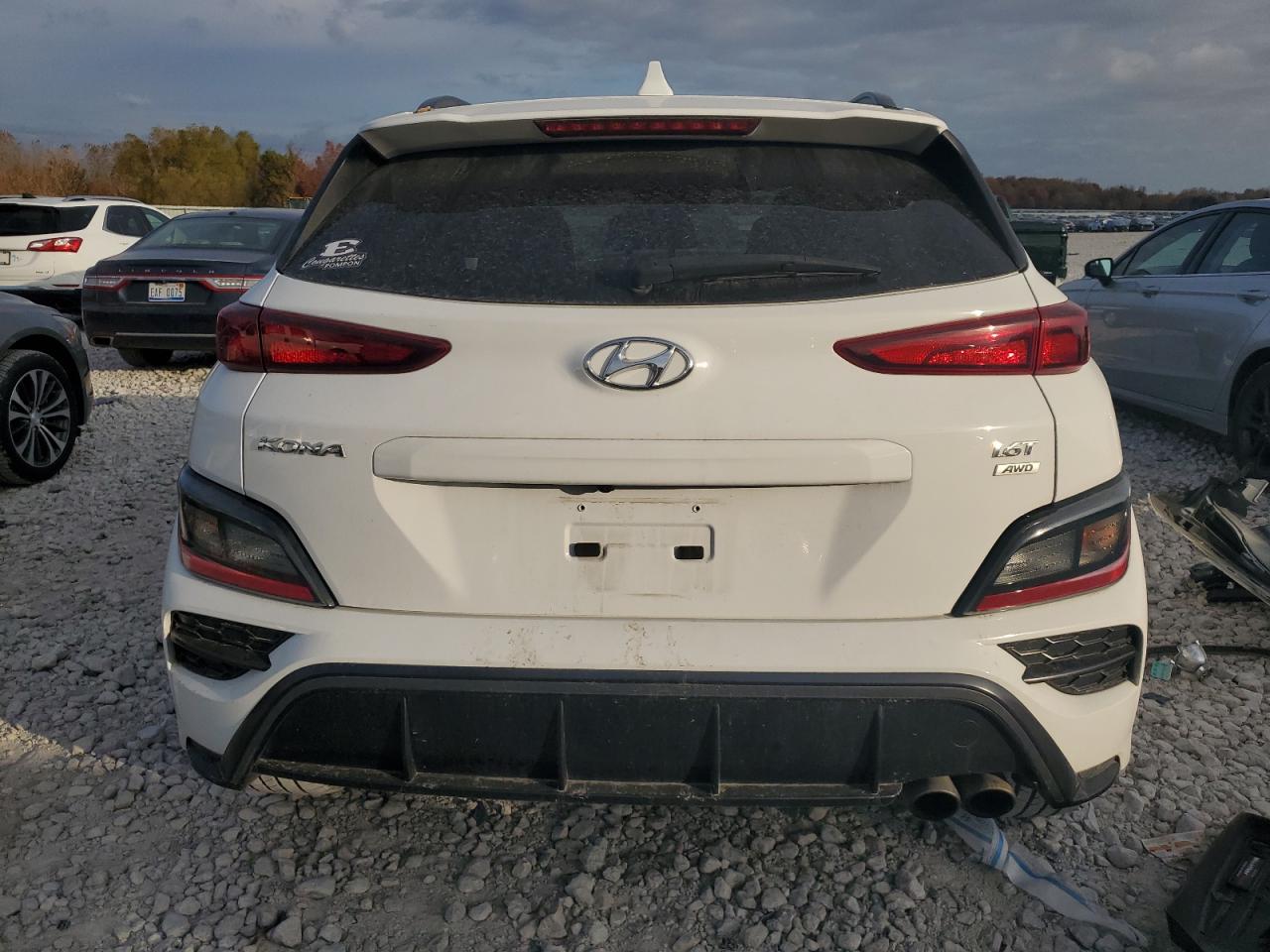 2022 Hyundai Kona VIN KM8K3CA32NU796272 Copart auction photo, front end damage thumbnail 6