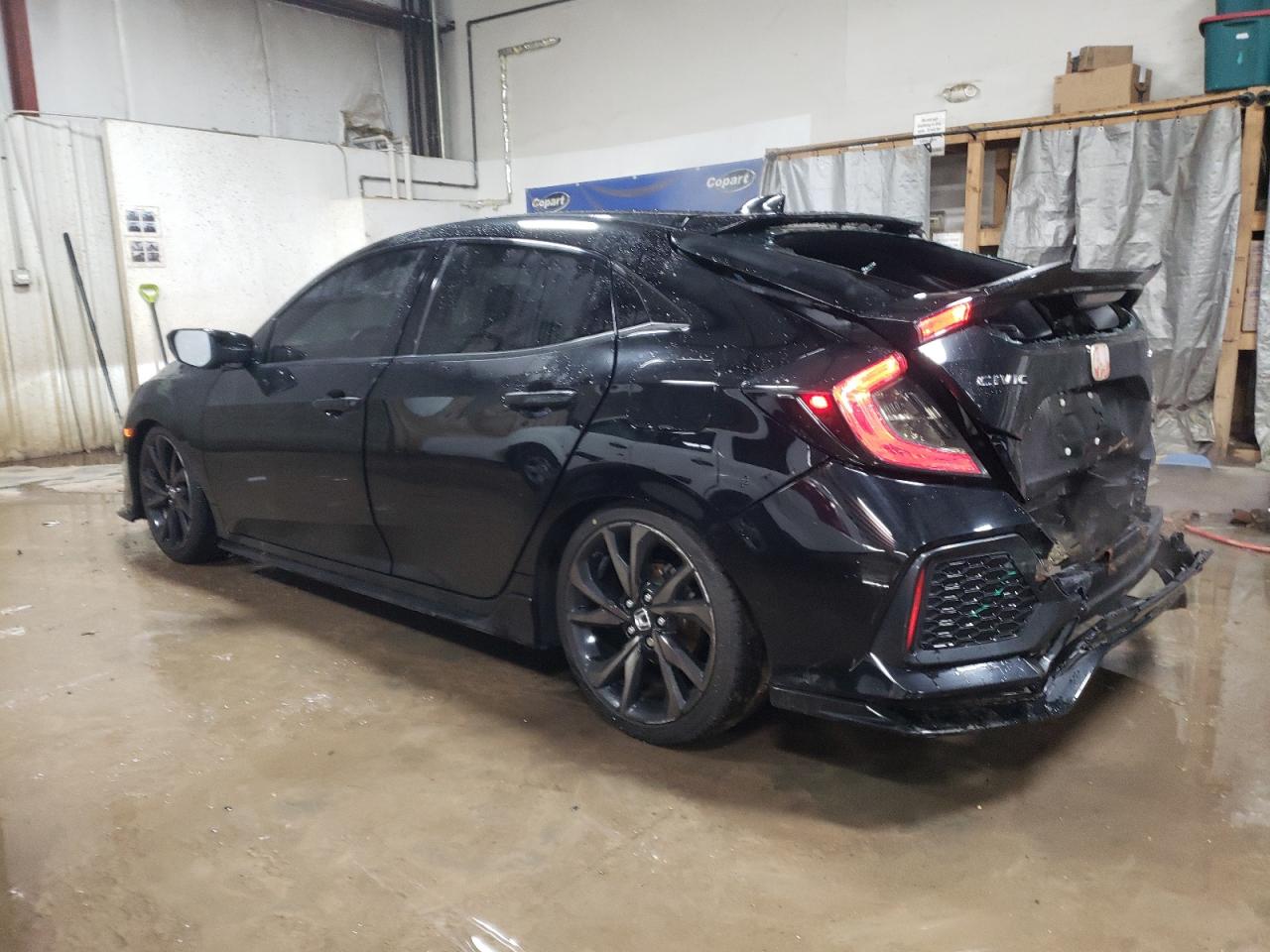 2018 Honda Civic VIN SHHFK7G4XJU202545 Copart auction photo, rear end / front end damage thumbnail 2