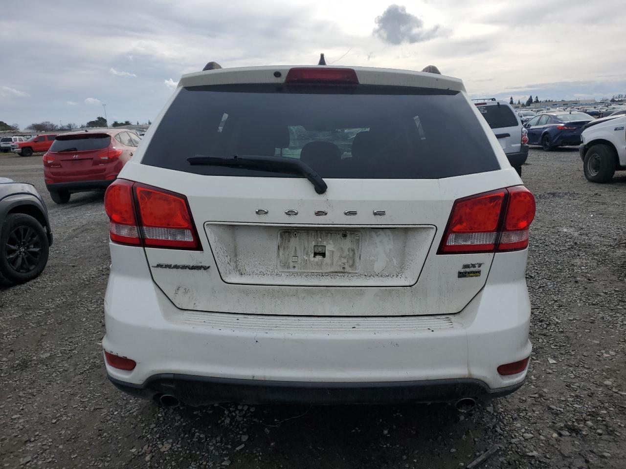 2015 Dodge Journey VIN 3C4PDCBG5FT742226 Copart auction photo, front end / side damage thumbnail 6