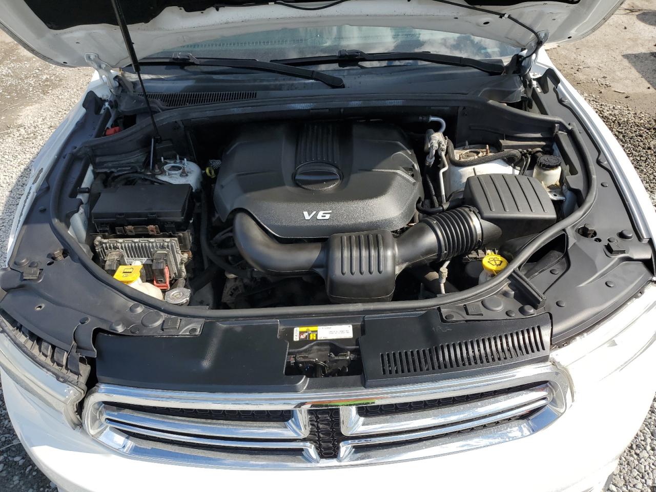 2015 Dodge Durango VIN 1C4RDJDGXFC938877 Copart auction photo, side / front end damage thumbnail 12
