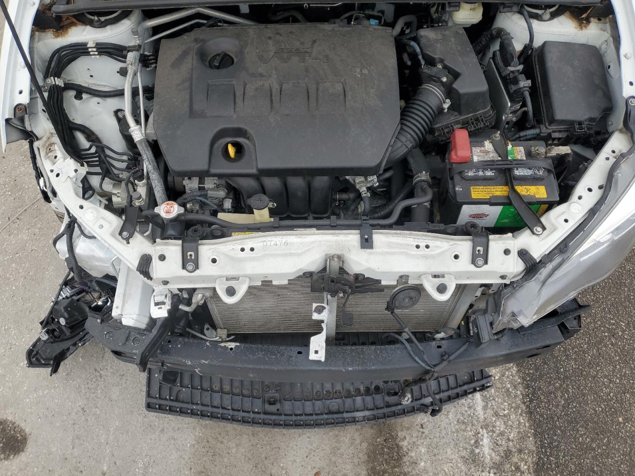 2017 Toyota Corolla VIN 2T1BURHE5HC826829 Copart auction photo, all over damage thumbnail 11