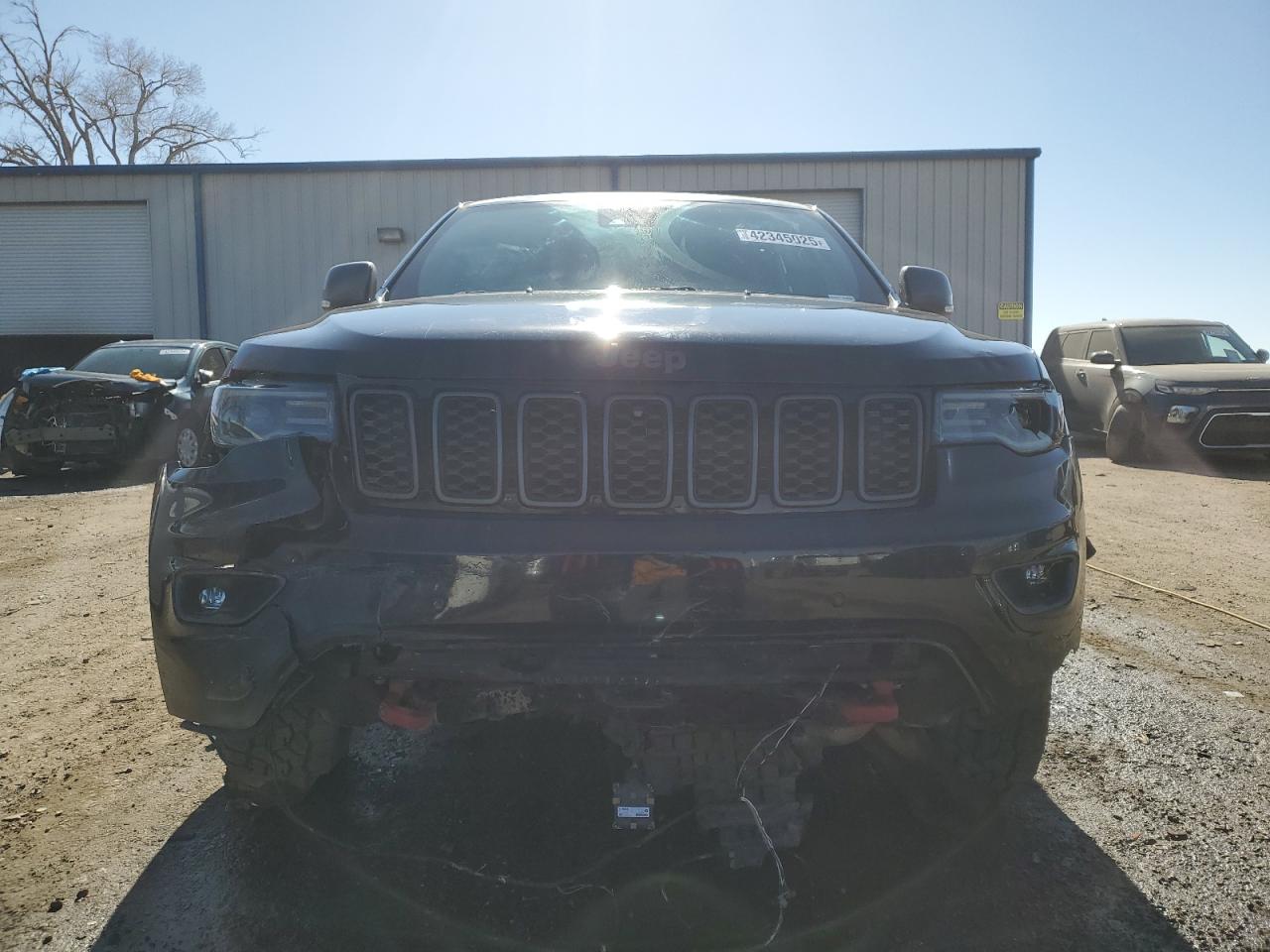 2018 Jeep Grand Cherokee VIN 1C4RJFLM6JC374215 Copart auction photo, front end damage thumbnail 5