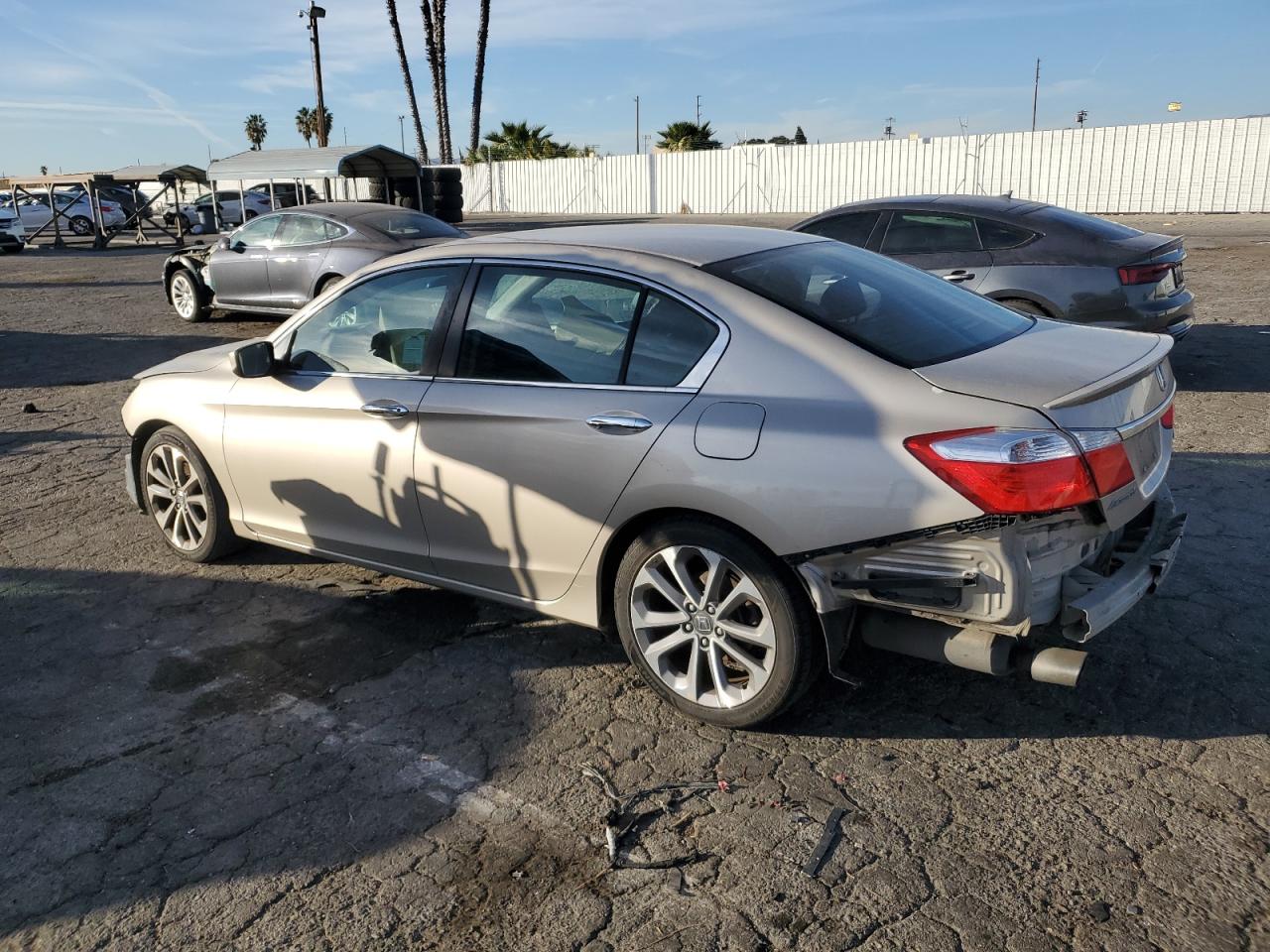 2013 Honda Accord VIN 1HGCR2F50DA275080 Copart auction photo, front end / rear end damage thumbnail 2