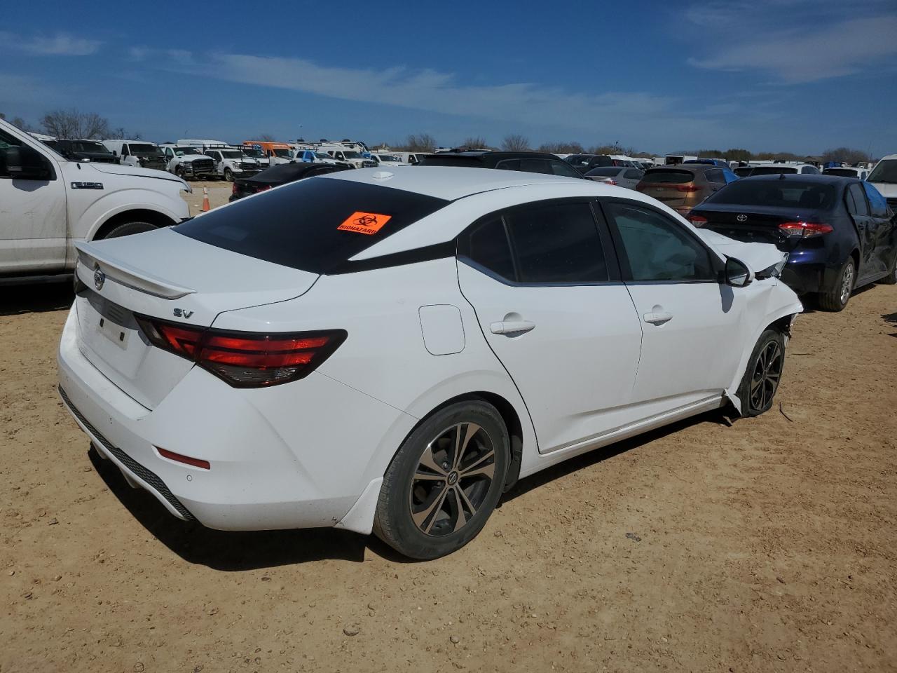 2020 Nissan Sentra VIN 3N1AB8CV5LY295226 Copart auction photo, front end damage thumbnail 3