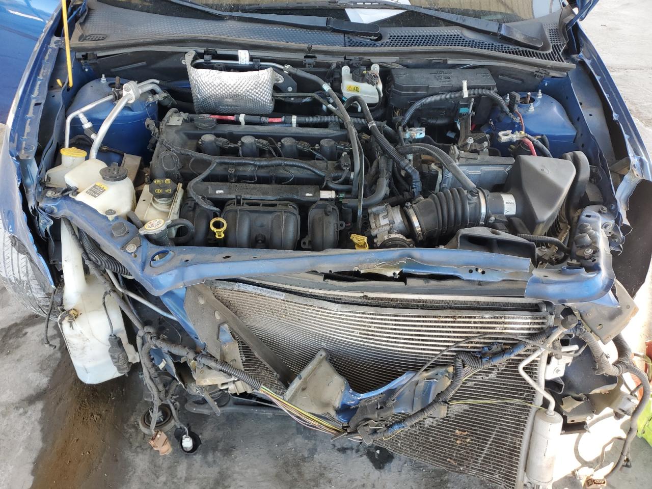 2010 Ford Focus VIN 1FAHP3FN2AW230579 Copart auction photo, all over damage thumbnail 13