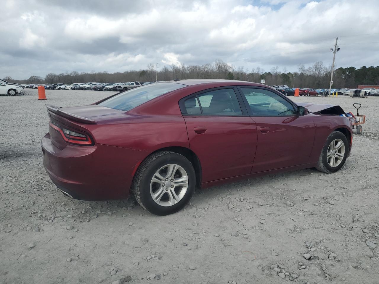2019 Dodge Charger VIN 2C3CDXBG3KH754548 Copart auction photo, front end / minor dent/scratches damage thumbnail 3