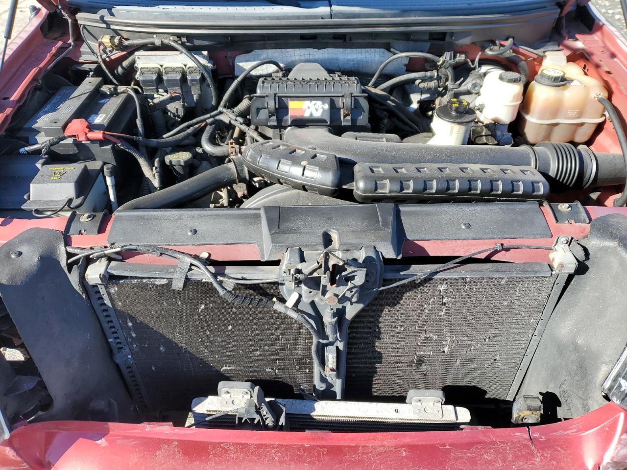 2007 Ford F-150 VIN 1FTPW14597FB73502 Copart auction photo, front end damage thumbnail 11
