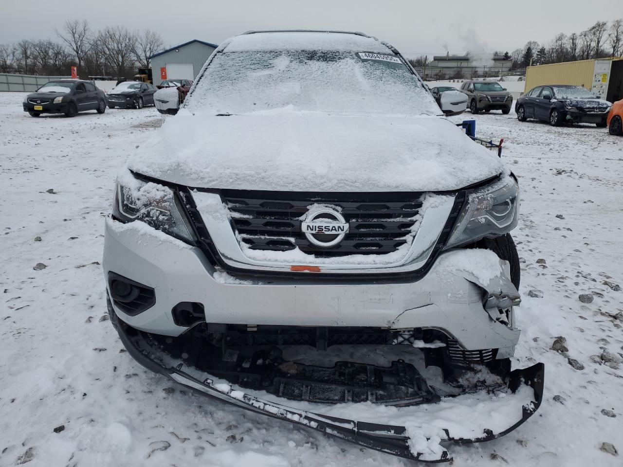 2020 Nissan Pathfinder VIN 5N1DR2AM1LC608564 Copart auction photo, front end / undercarriage damage thumbnail 5