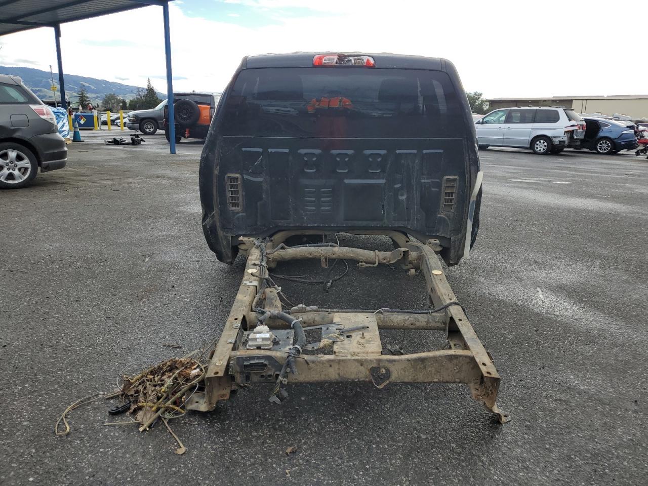 2014 GMC Sierra VIN 3GTP1UEC2EG228977 Copart auction photo, stripped damage thumbnail 6