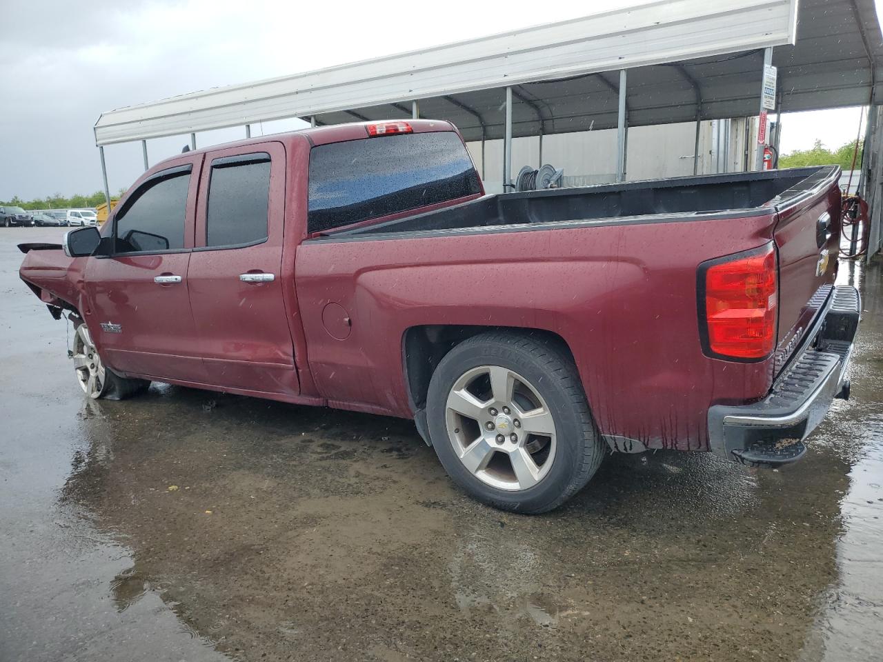 2015 Chevrolet Silverado VIN 1GCRCREC5FZ150793 Copart auction photo, front end / side damage thumbnail 2