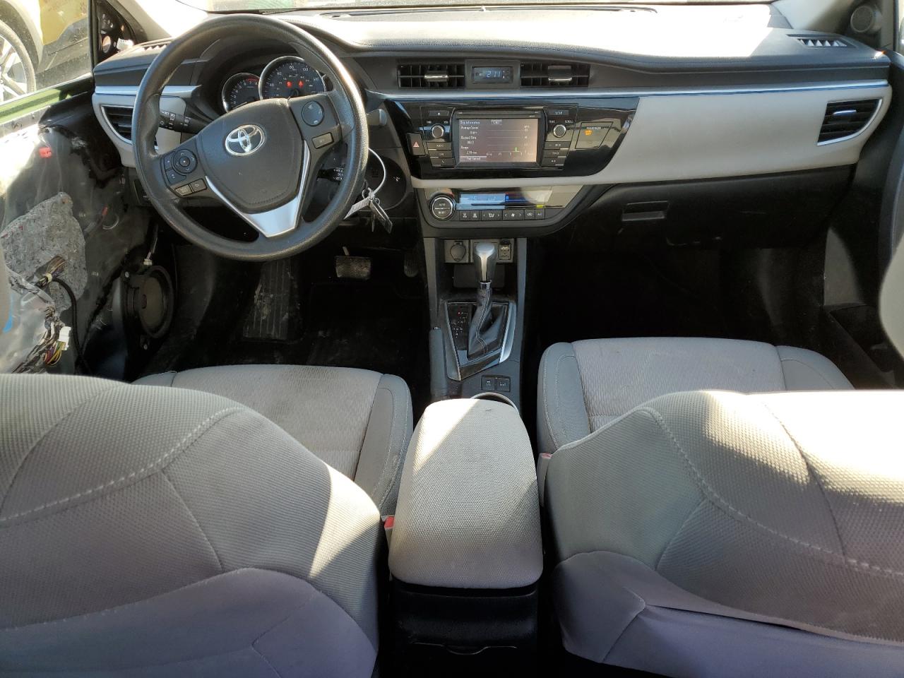 2014 Toyota Corolla VIN 5YFBPRHE8EP089919 Copart auction photo, front end / side damage thumbnail 8