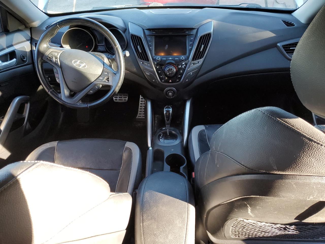 2015 Hyundai Veloster VIN KMHTC6AE9FU223278 Copart auction photo, side damage thumbnail 8