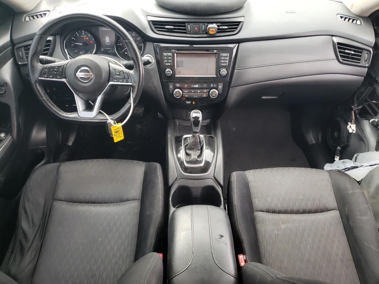 2017 Nissan Rogue VIN JN8AT2MV2HW277923 Copart auction photo, side / front end damage thumbnail 8