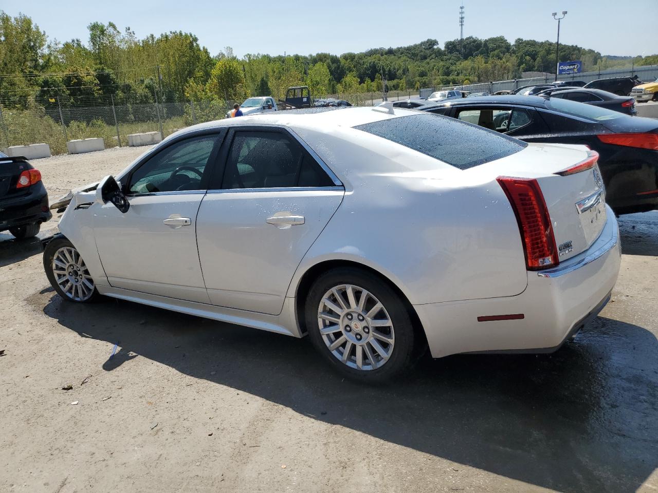 2012 Cadillac CTS VIN 1G6DE5E54C0106799 Copart auction photo, front end damage thumbnail 2