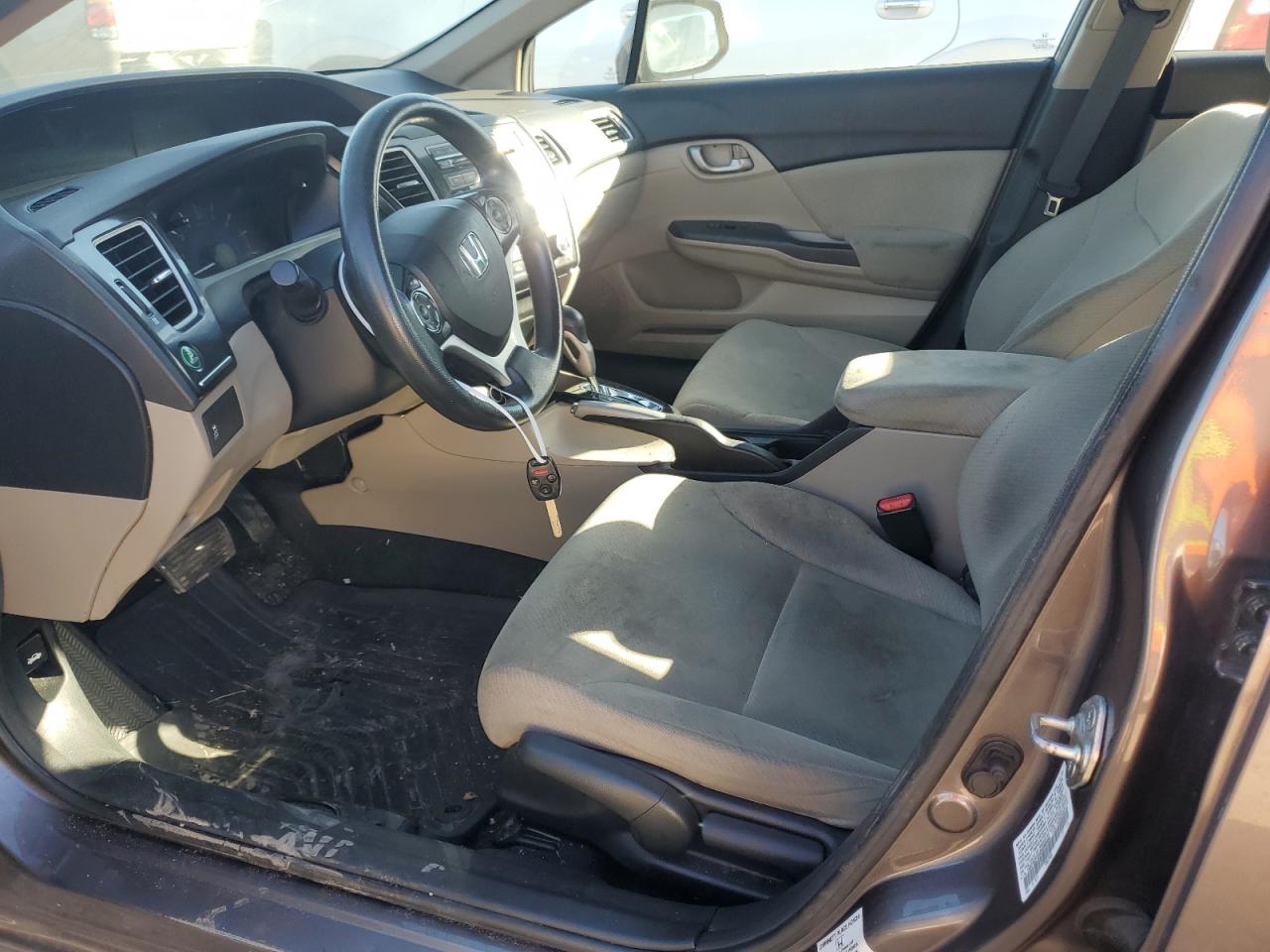 2013 Honda Civic VIN 19XFB2F5XDE098955 Copart auction photo, all over damage thumbnail 7